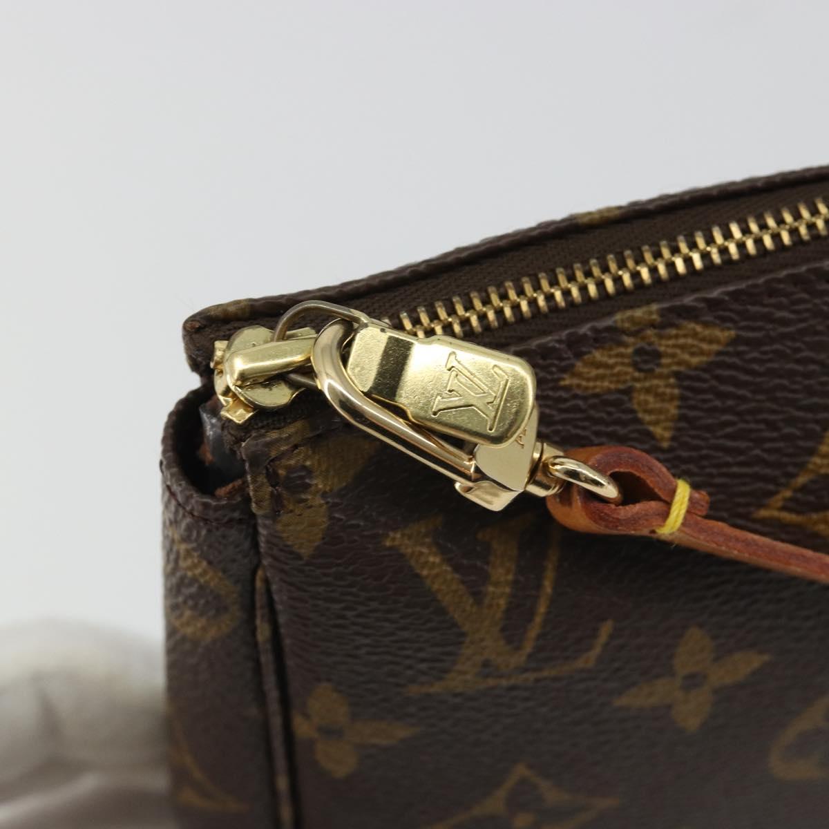 LOUIS VUITTON Monogram Pochette Accessoires Pouch M51980 LV Auth 185469A