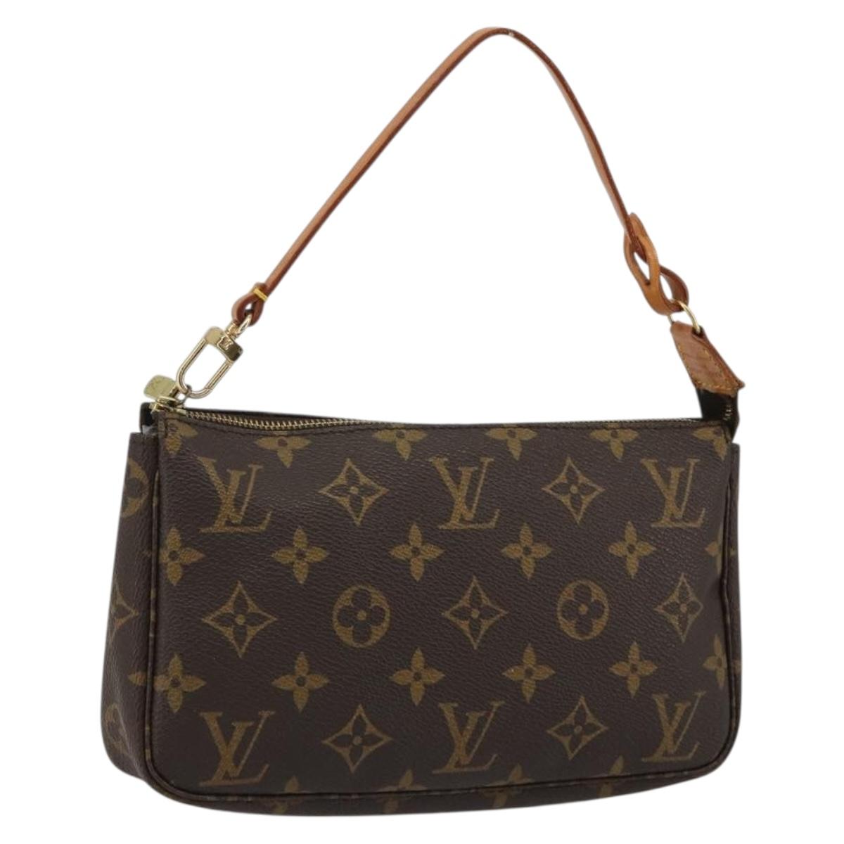 LOUIS VUITTON Monogram Pochette Accessoires Pouch M51980 LV Auth 185469A