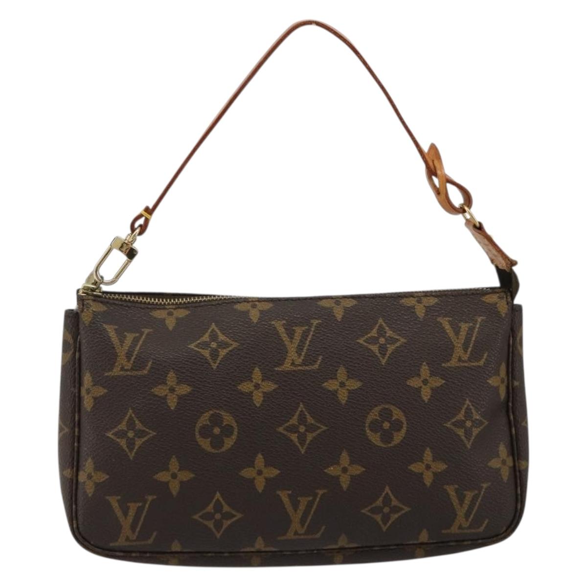 LOUIS VUITTON Monogram Pochette Accessoires Pouch M51980 LV Auth 185469A
