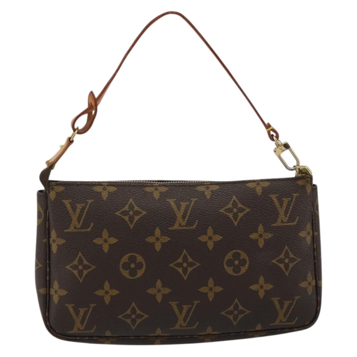 LOUIS VUITTON Monogram Pochette Accessoires Pouch M51980 LV Auth 185469A