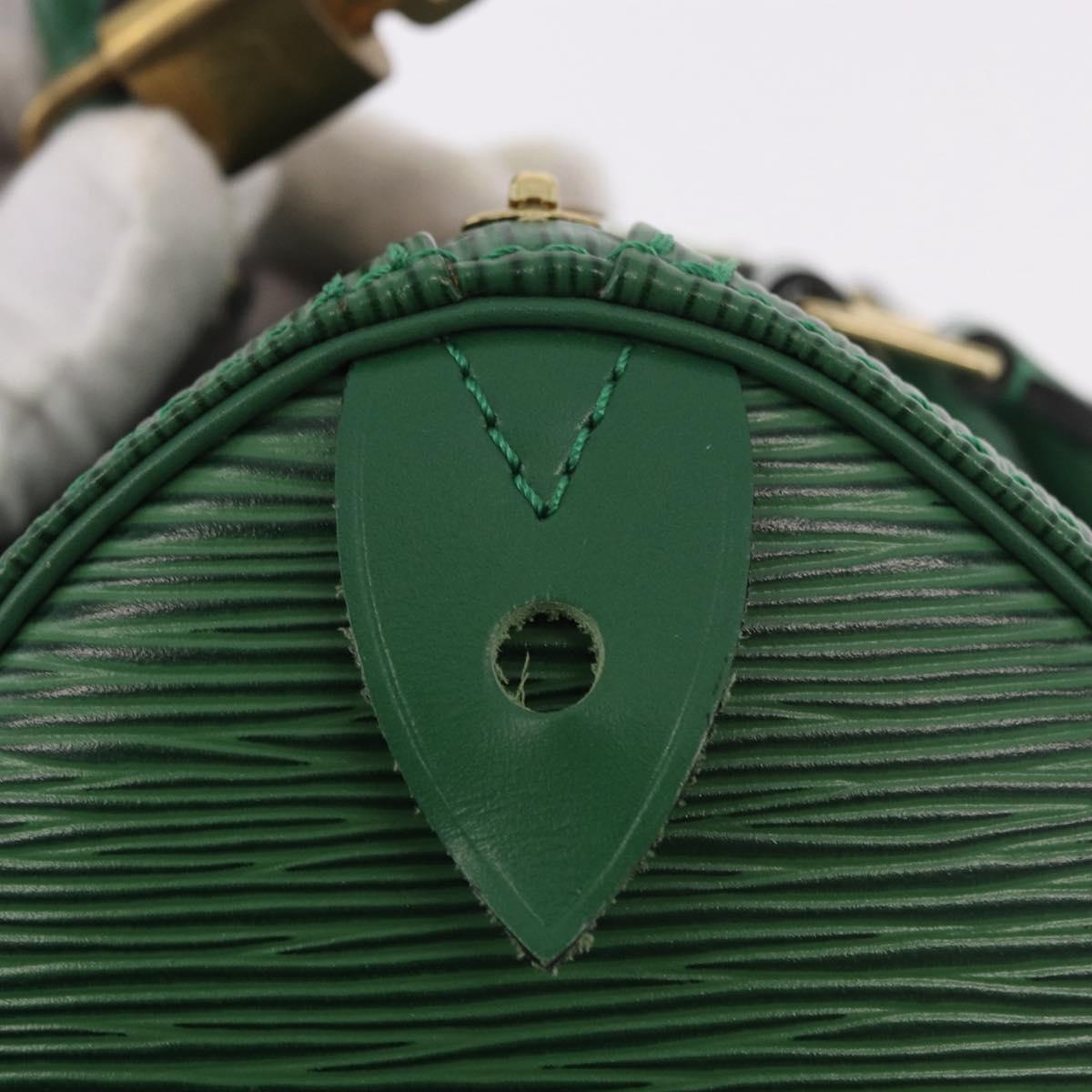 LOUIS VUITTON Epi Speedy 25 Hand Bag Borneo Green M43014 LV Auth 185470SAV
