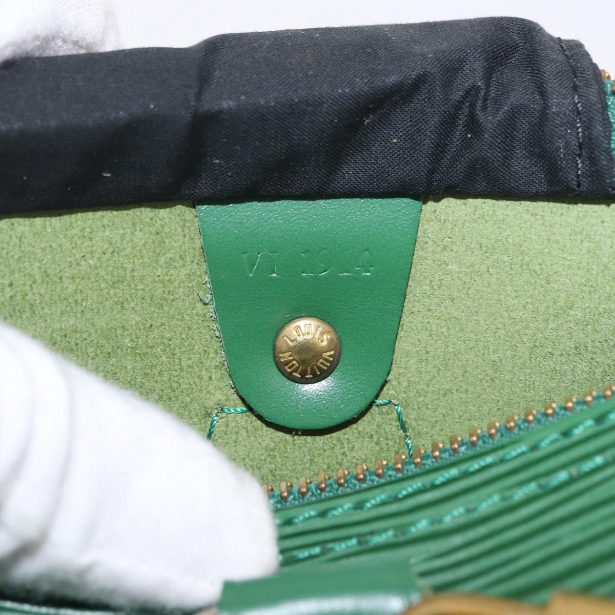 LOUIS VUITTON Epi Speedy 25 Hand Bag Borneo Green M43014 LV Auth 185470SAV