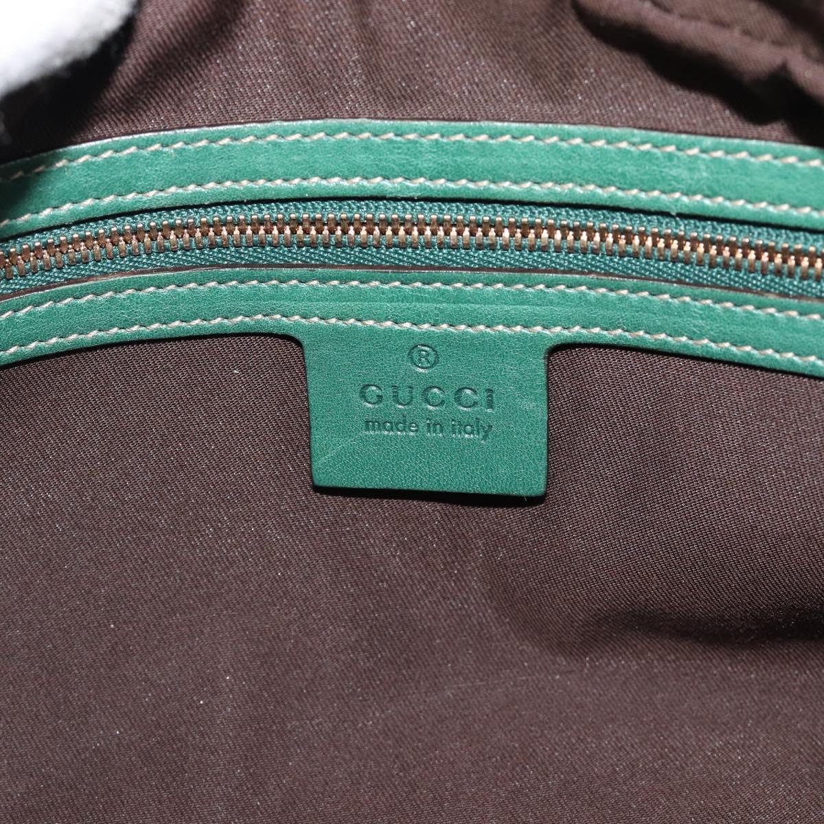 GUCCI GG Canvas Guccissima Isetan's 120th Anniversary Green Auth 185474SAM