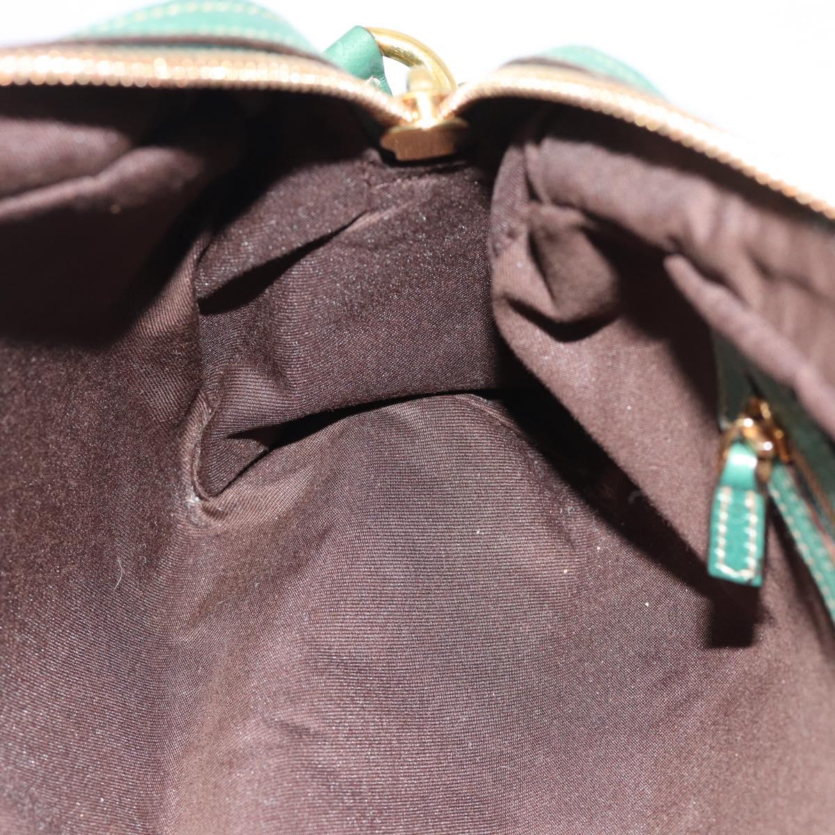 GUCCI GG Canvas Guccissima Isetan's 120th Anniversary Green Auth 185474SAM
