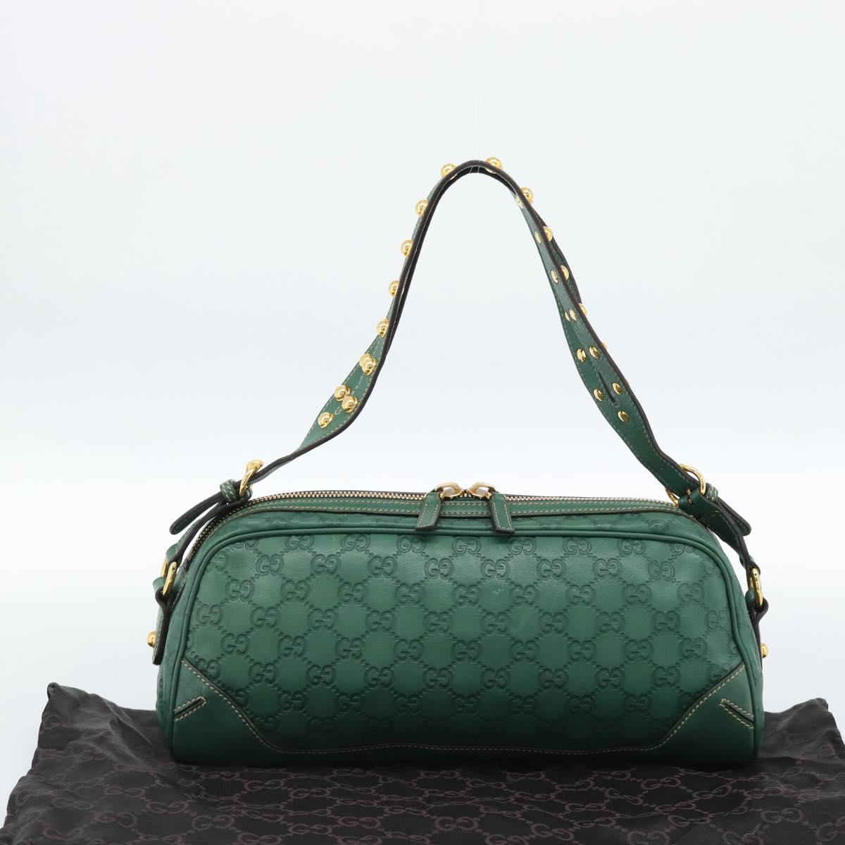GUCCI GG Canvas Guccissima Isetan's 120th Anniversary Green Auth 185474SAM
