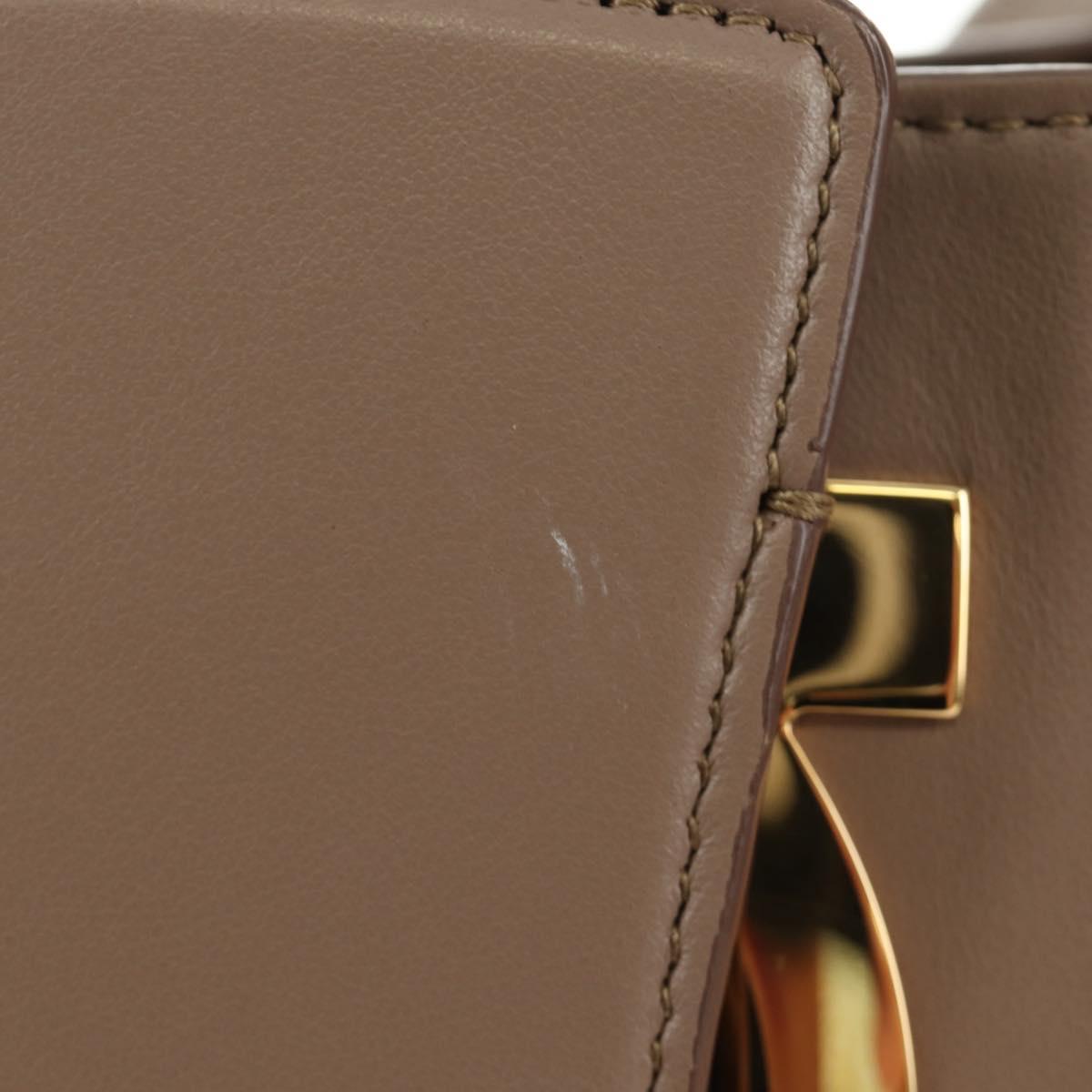 Salvatore Ferragamo Gancini Hand Bag Leather 2way Auth 185475V