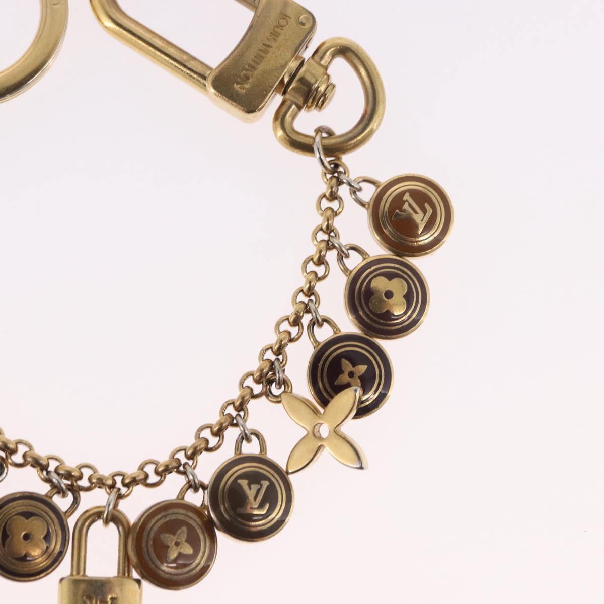 LOUIS VUITTON Porte Cles Chainne Pastille Key Holder metal M65386 LV Auth 185485