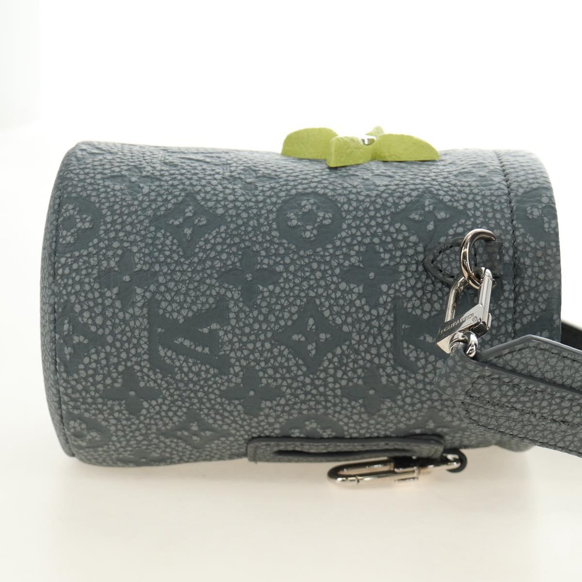 LOUIS VUITTON Taurillon Clemence Climbing Chalk Nano Bag M81572 Auth 185487SAM