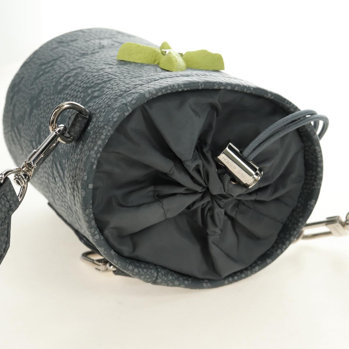 LOUIS VUITTON Taurillon Clemence Climbing Chalk Nano Bag M81572 Auth 185487SAM