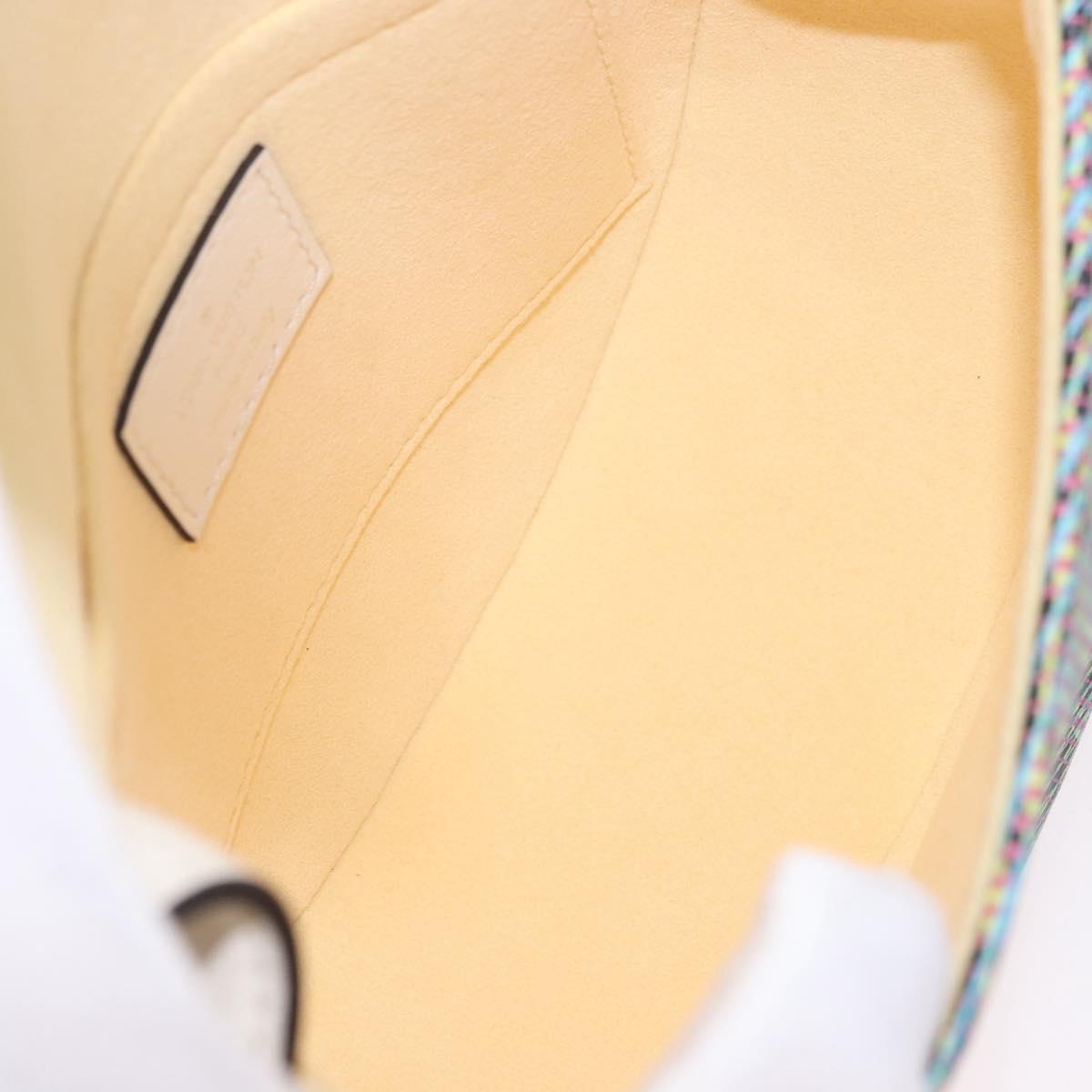 LOUIS VUITTON Monogram LV Pop Tumbutan Shoulder Bag Blue LV Auth 185489SAM
