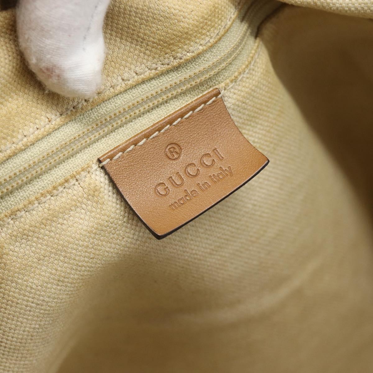 GUCCI GG Canvas Sukey Shoulder Bag Blue Gold 232955 Auth 185491V