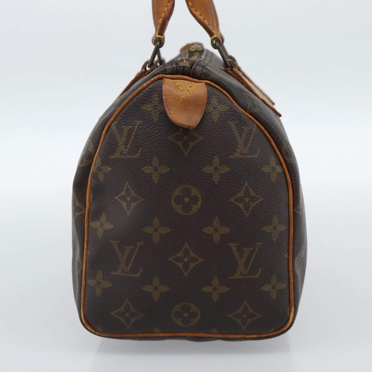 LOUIS VUITTON Monogram Speedy 25 Hand Bag M41528 LV Auth 185496