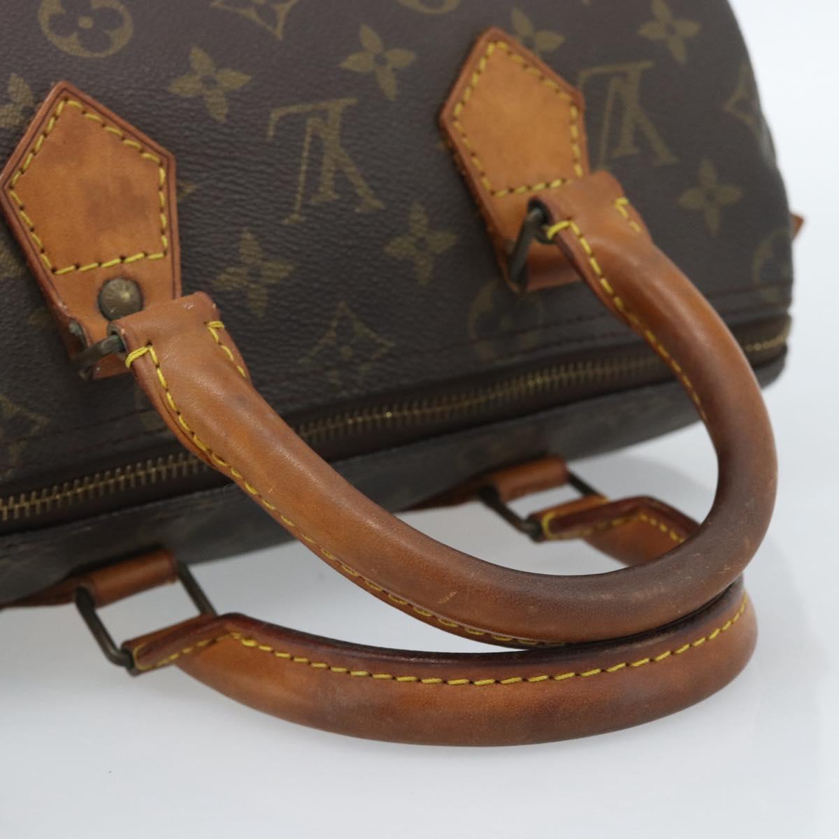 LOUIS VUITTON Monogram Speedy 25 Hand Bag M41528 LV Auth 185496