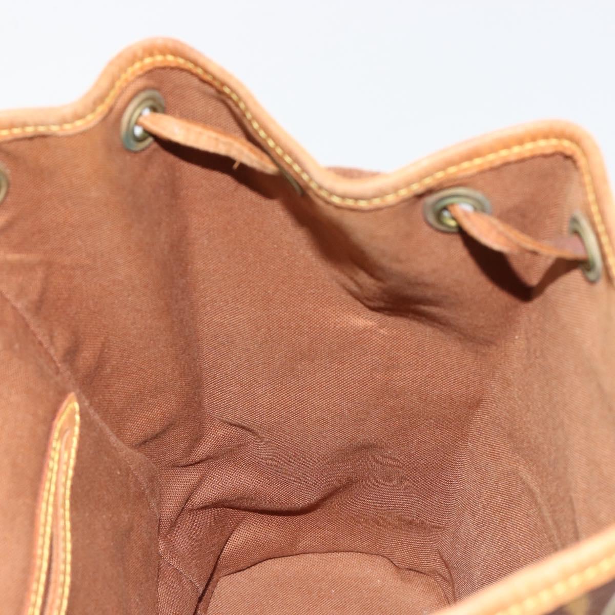 LOUIS VUITTON Monogram Montsouris PM Backpack M51137 LV Auth 185497