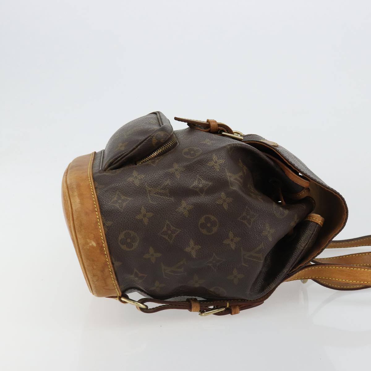 LOUIS VUITTON Monogram Montsouris PM Backpack M51137 LV Auth 185497