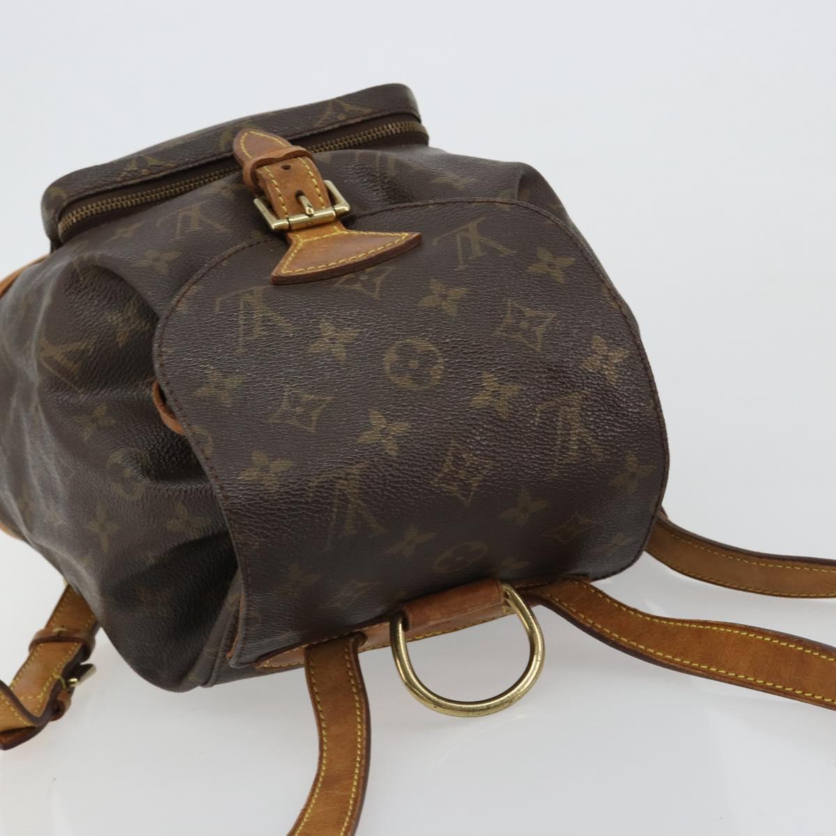 LOUIS VUITTON Monogram Montsouris PM Backpack M51137 LV Auth 185497