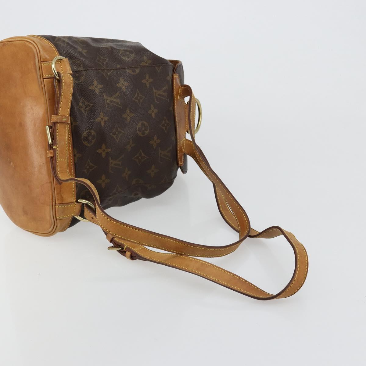 LOUIS VUITTON Monogram Montsouris PM Backpack M51137 LV Auth 185497