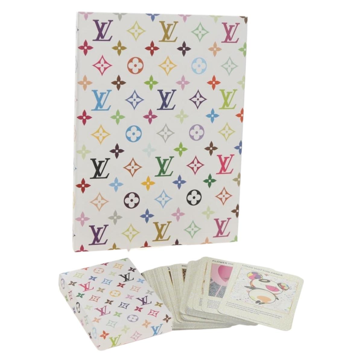 LOUIS VUITTON Multicolor Trading Card Set White LV Auth 185502SM