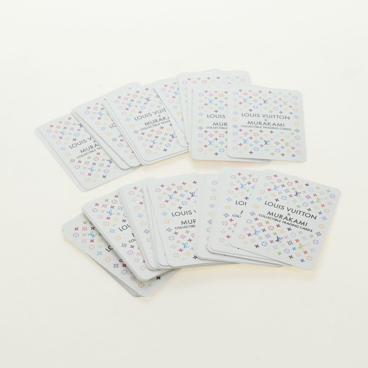 LOUIS VUITTON Multicolor Trading Card Set White LV Auth 185502SM