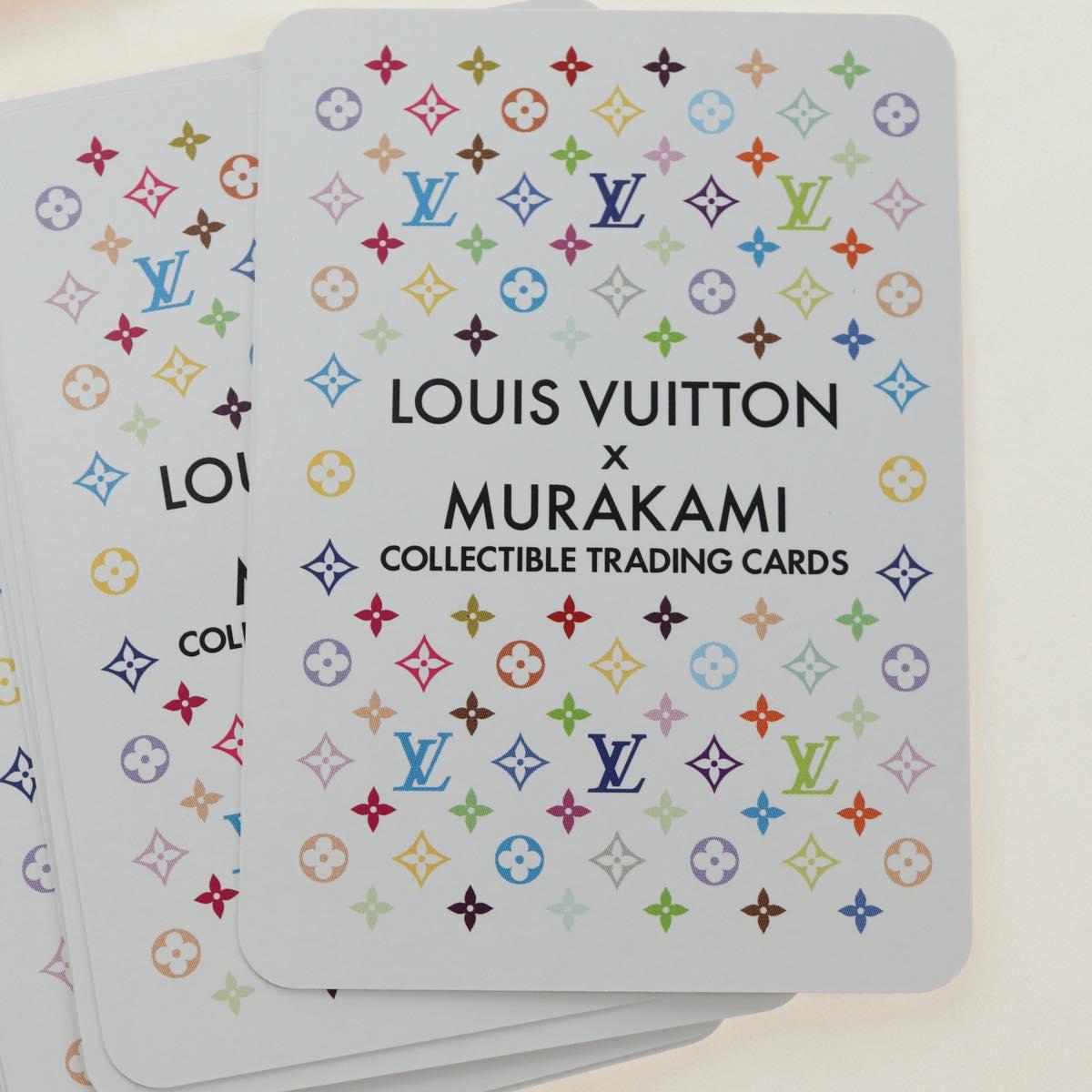 LOUIS VUITTON Multicolor Trading Card Set White LV Auth 185502SM