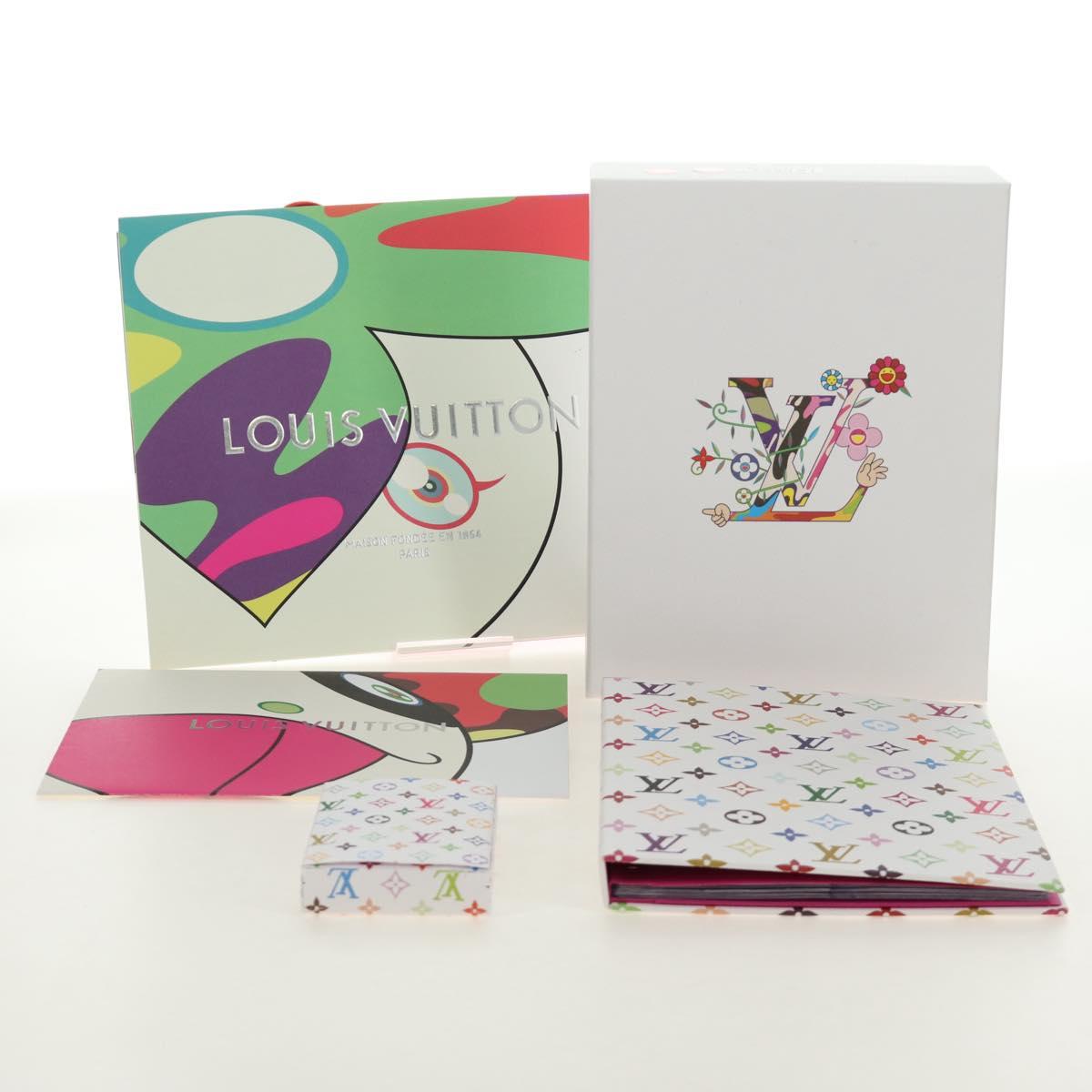 LOUIS VUITTON Multicolor Trading Card Set White LV Auth 185502SM