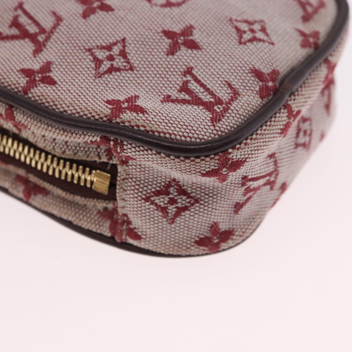 LOUIS VUITTON Monogram Mini US Digital Pouch Red M60001 LV Auth 185511