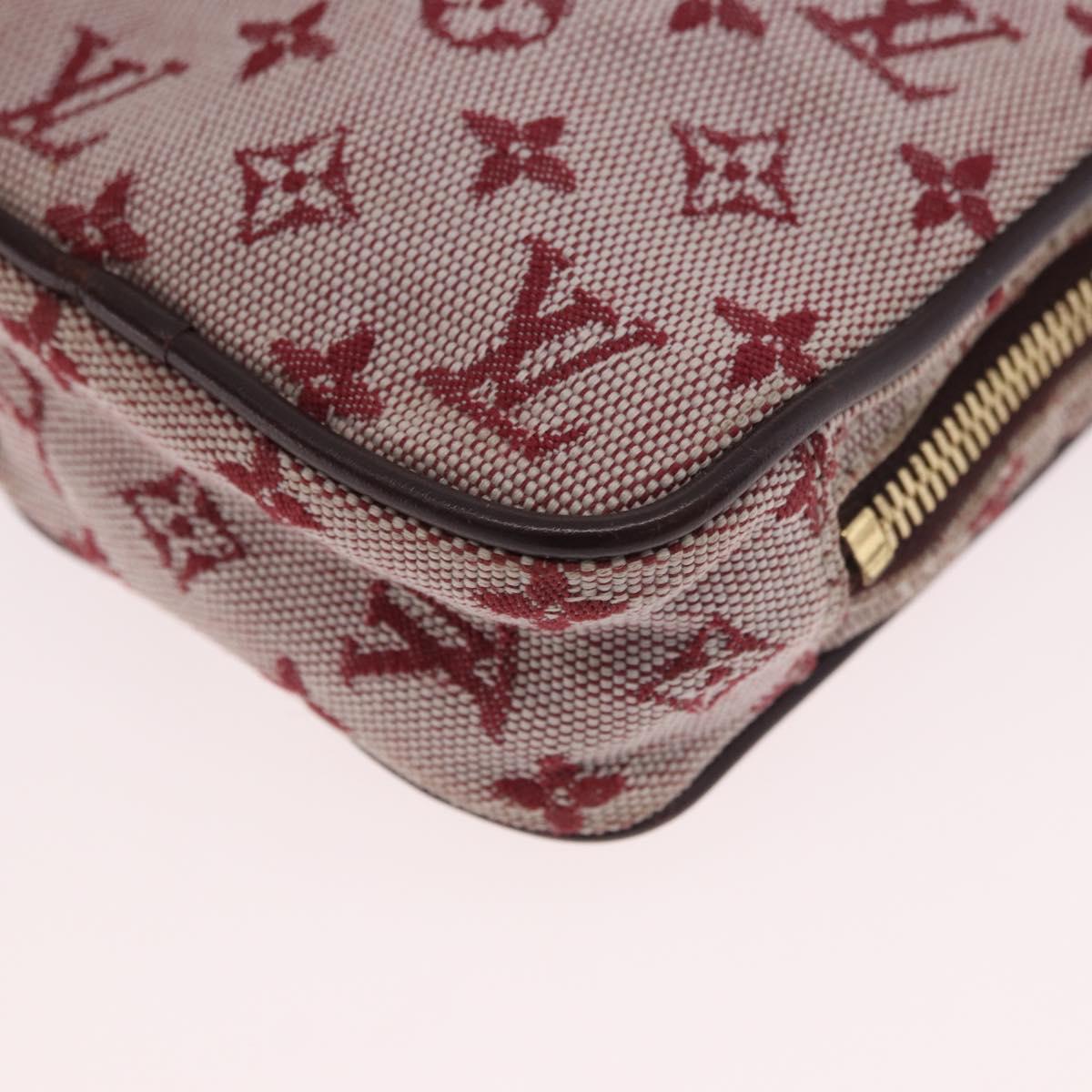 LOUIS VUITTON Monogram Mini US Digital Pouch Red M60001 LV Auth 185511