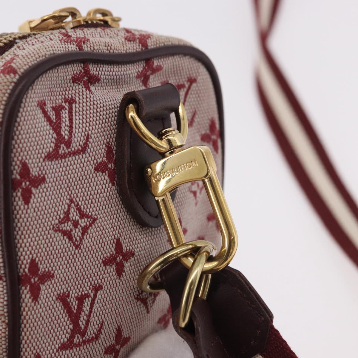 LOUIS VUITTON Monogram Mini US Digital Pouch Red M60001 LV Auth 185511