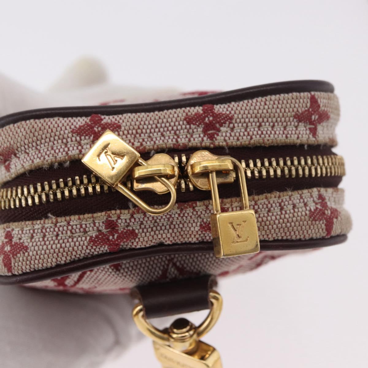 LOUIS VUITTON Monogram Mini US Digital Pouch Red M60001 LV Auth 185511