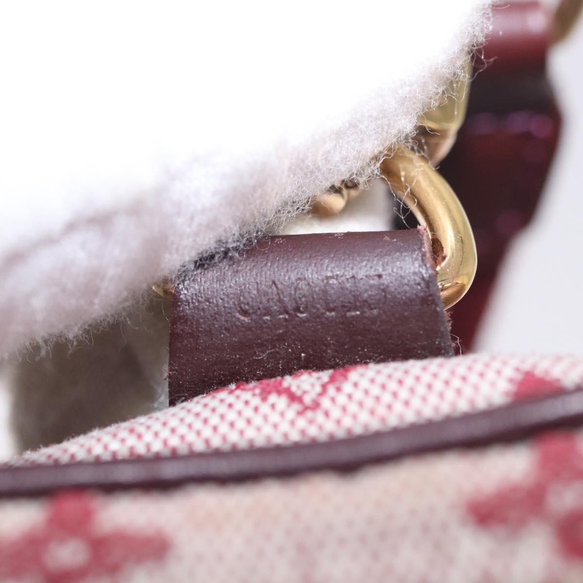 LOUIS VUITTON Monogram Mini US Digital Pouch Red M60001 LV Auth 185511