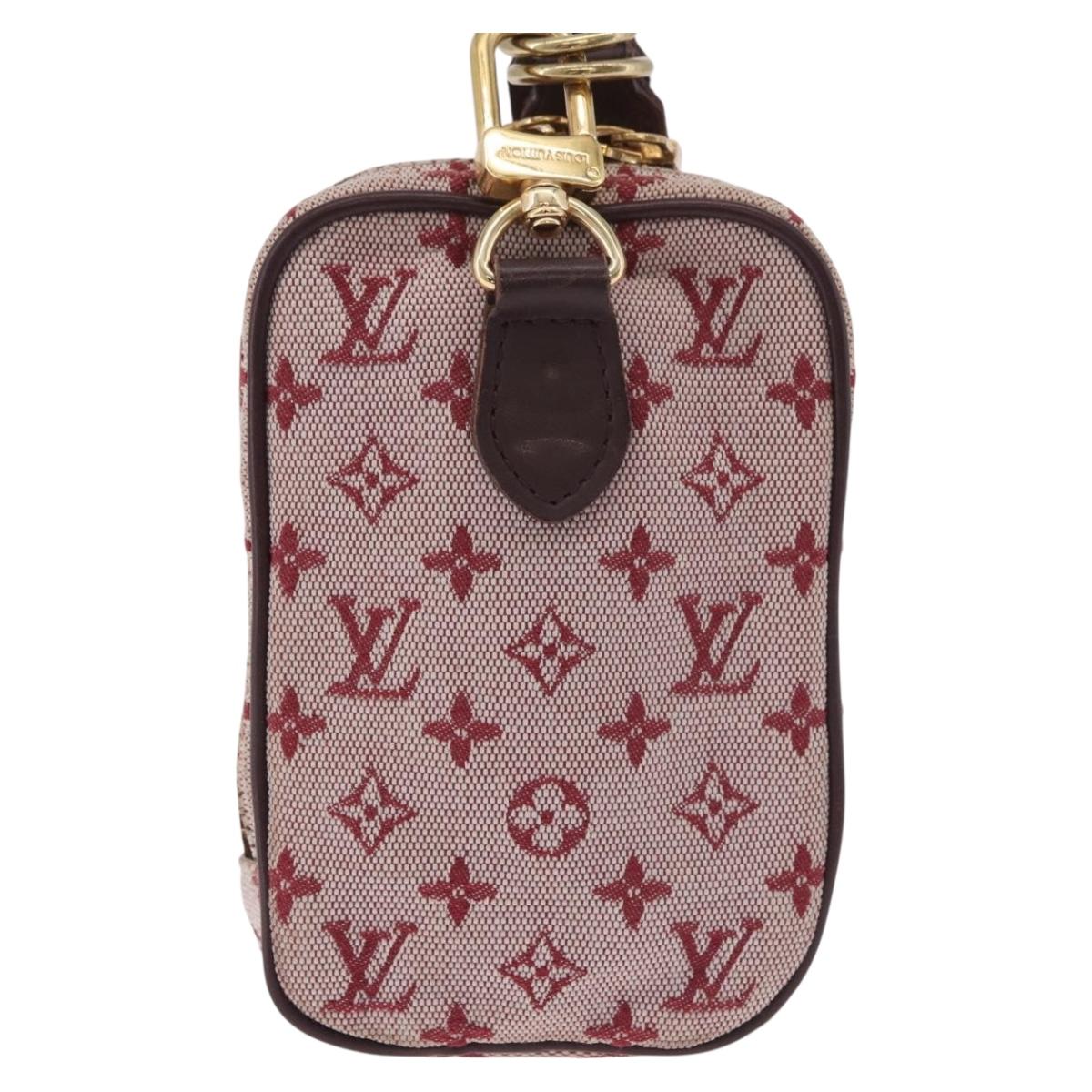 LOUIS VUITTON Monogram Mini US Digital Pouch Red M60001 LV Auth 185511