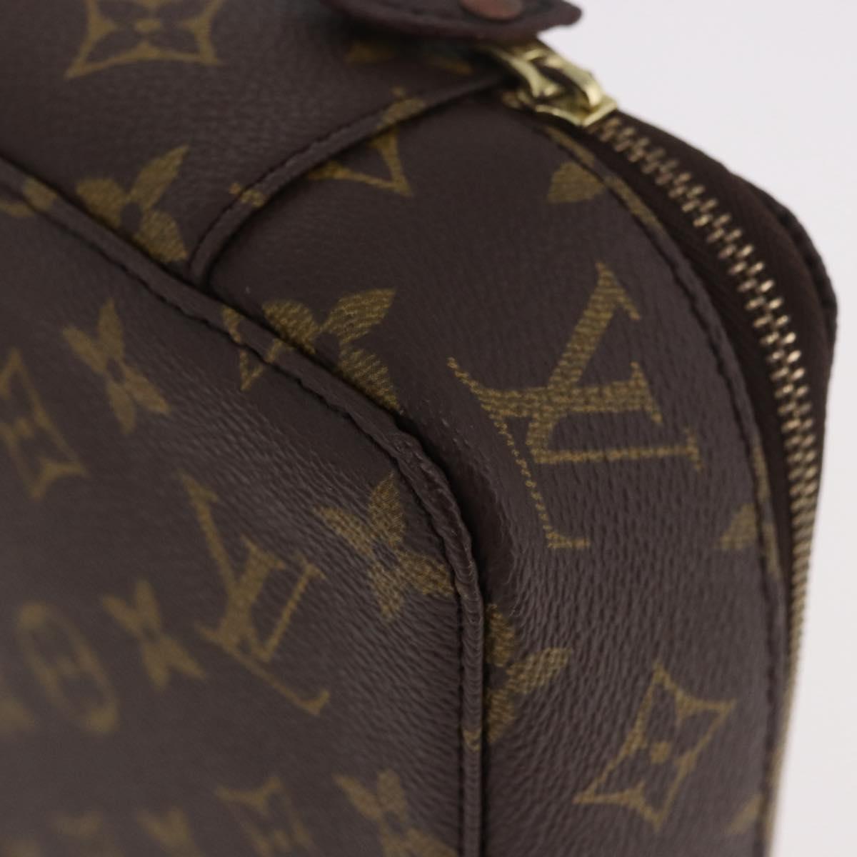 LOUIS VUITTON Monogram Pochette Monte Carlo Jewelry Box M47350 LV Auth 185514