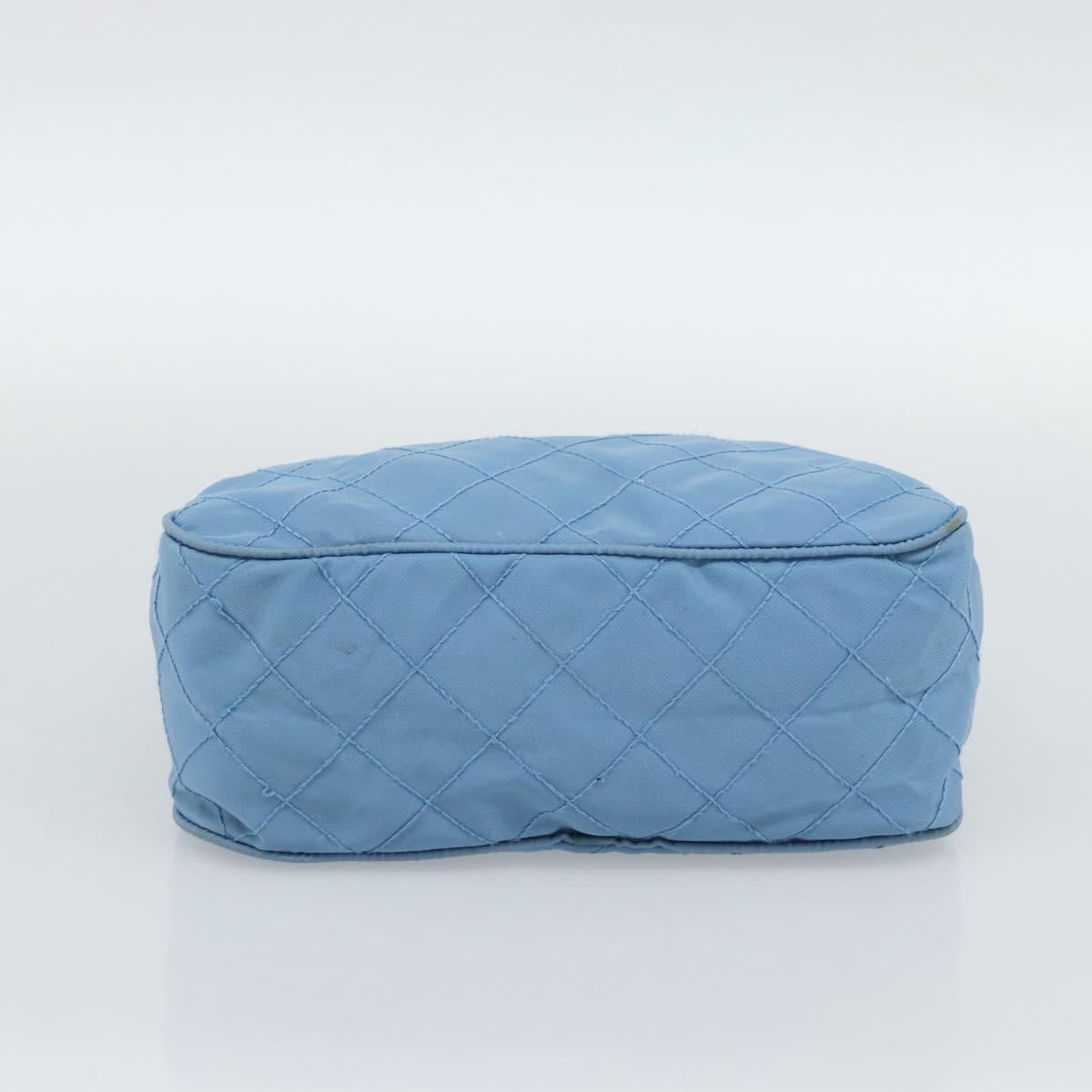 PRADA Pouch Nylon 2 Set Pink Blue Auth 185516