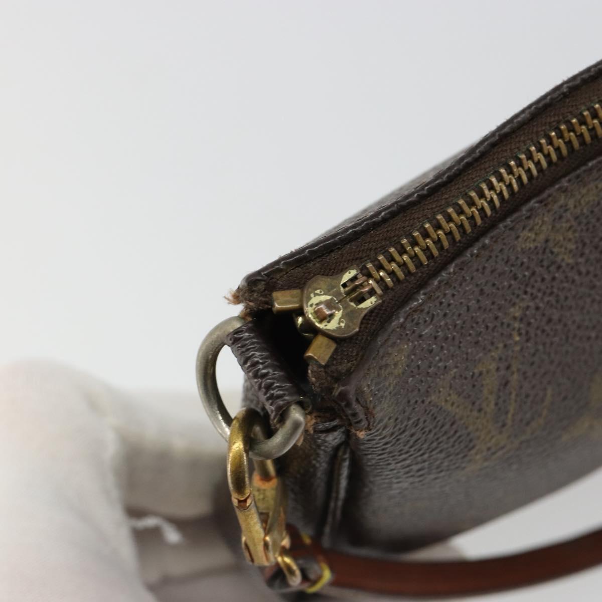 LOUIS VUITTON Monogram Pochette Accessoires Accessory Pouch M51980 Auth 185524