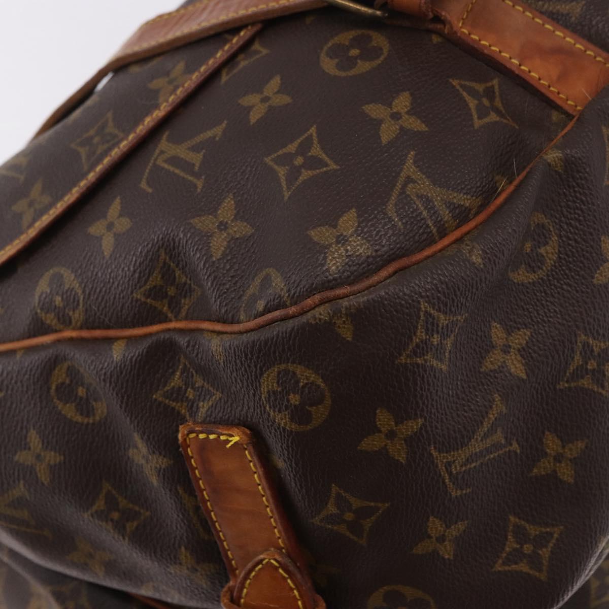LOUIS VUITTON Monogram Saumur 43 Shoulder Bag M42252 LV Auth 185526