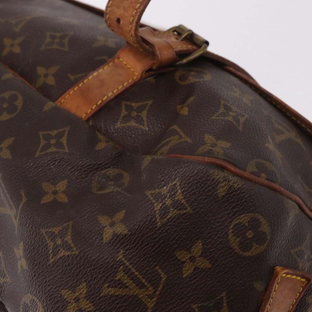 LOUIS VUITTON Monogram Saumur 43 Shoulder Bag M42252 LV Auth 185526
