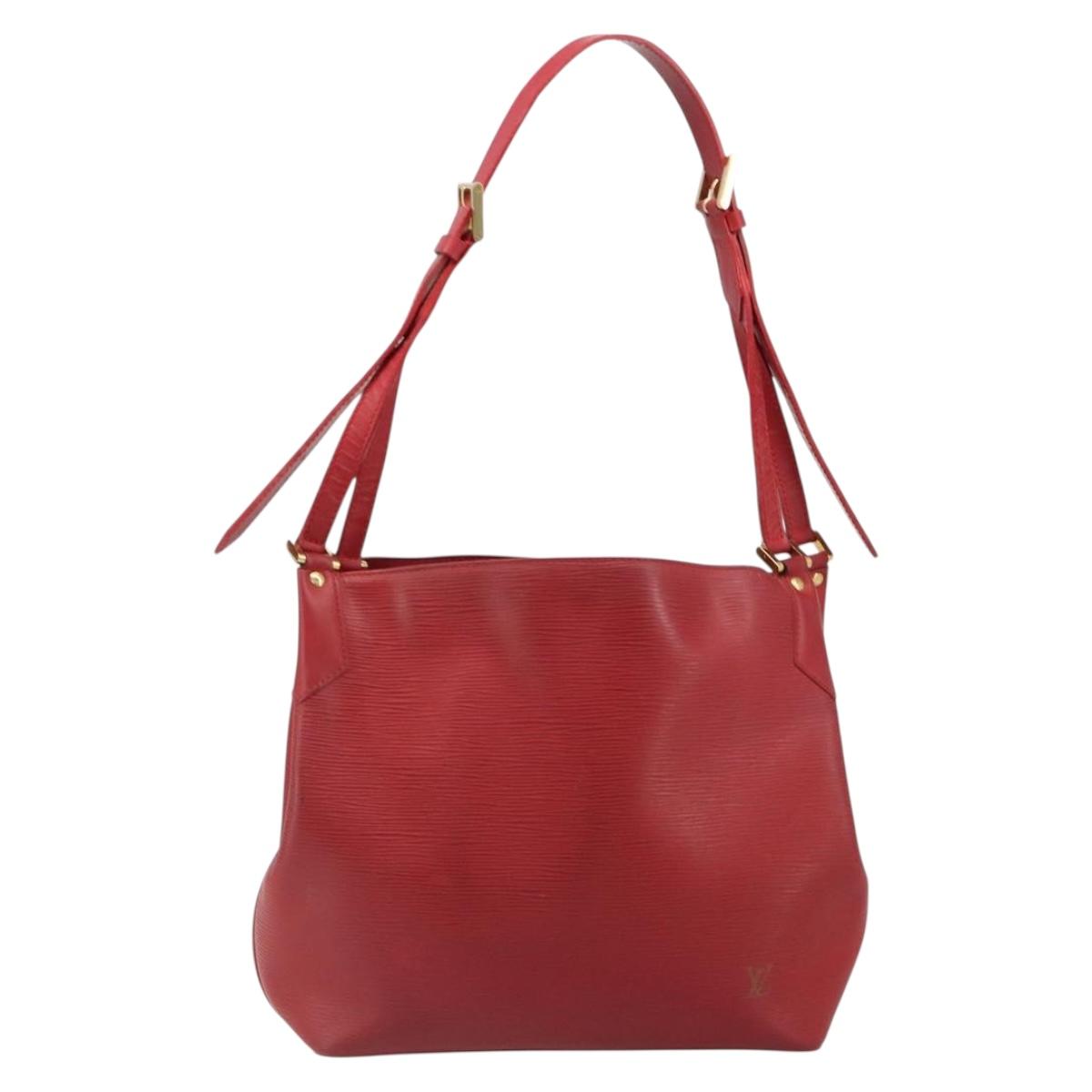LOUIS VUITTON Epi Mandala MM Shoulder Bag Red M5889E LV Auth 185529