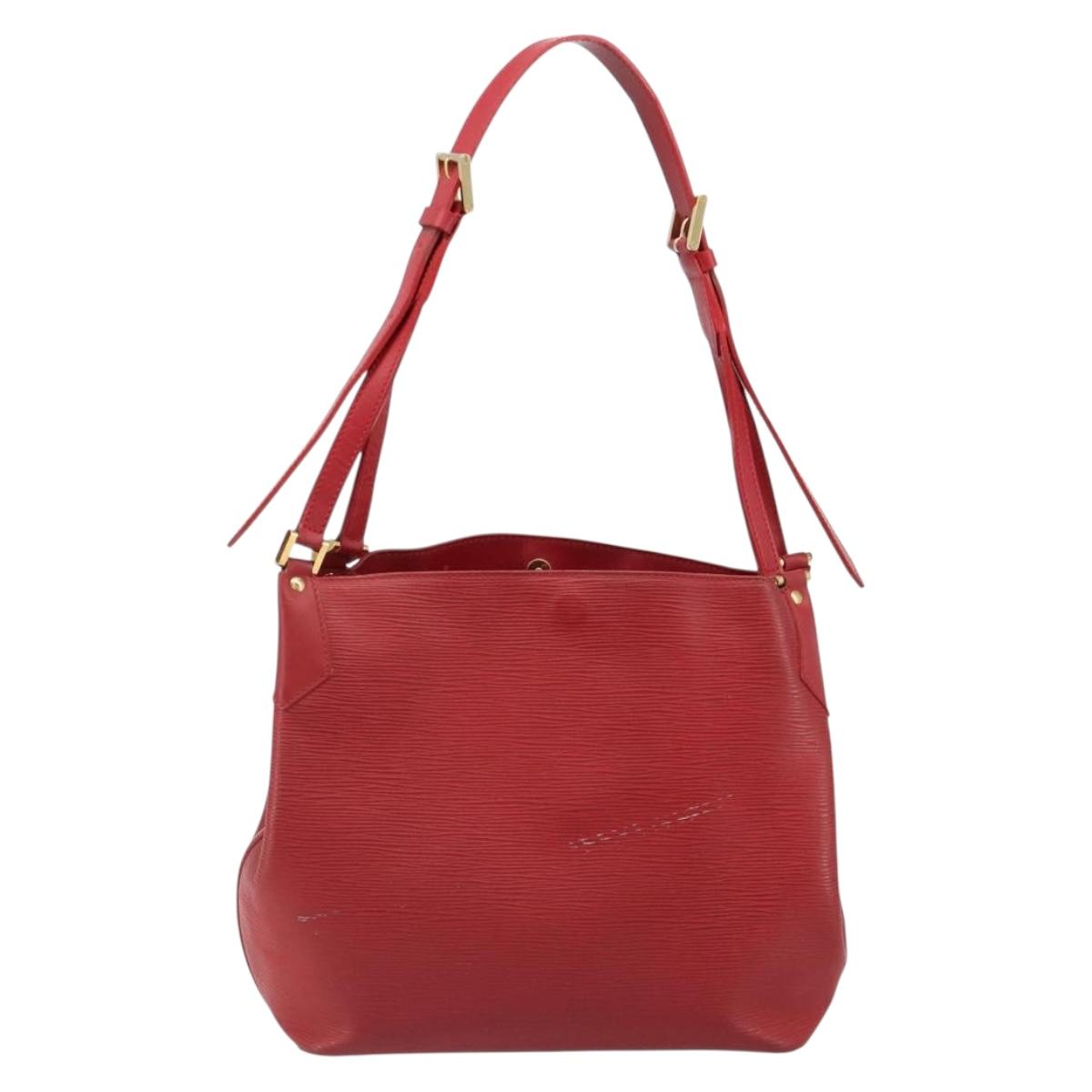 LOUIS VUITTON Epi Mandala MM Shoulder Bag Red M5889E LV Auth 185529