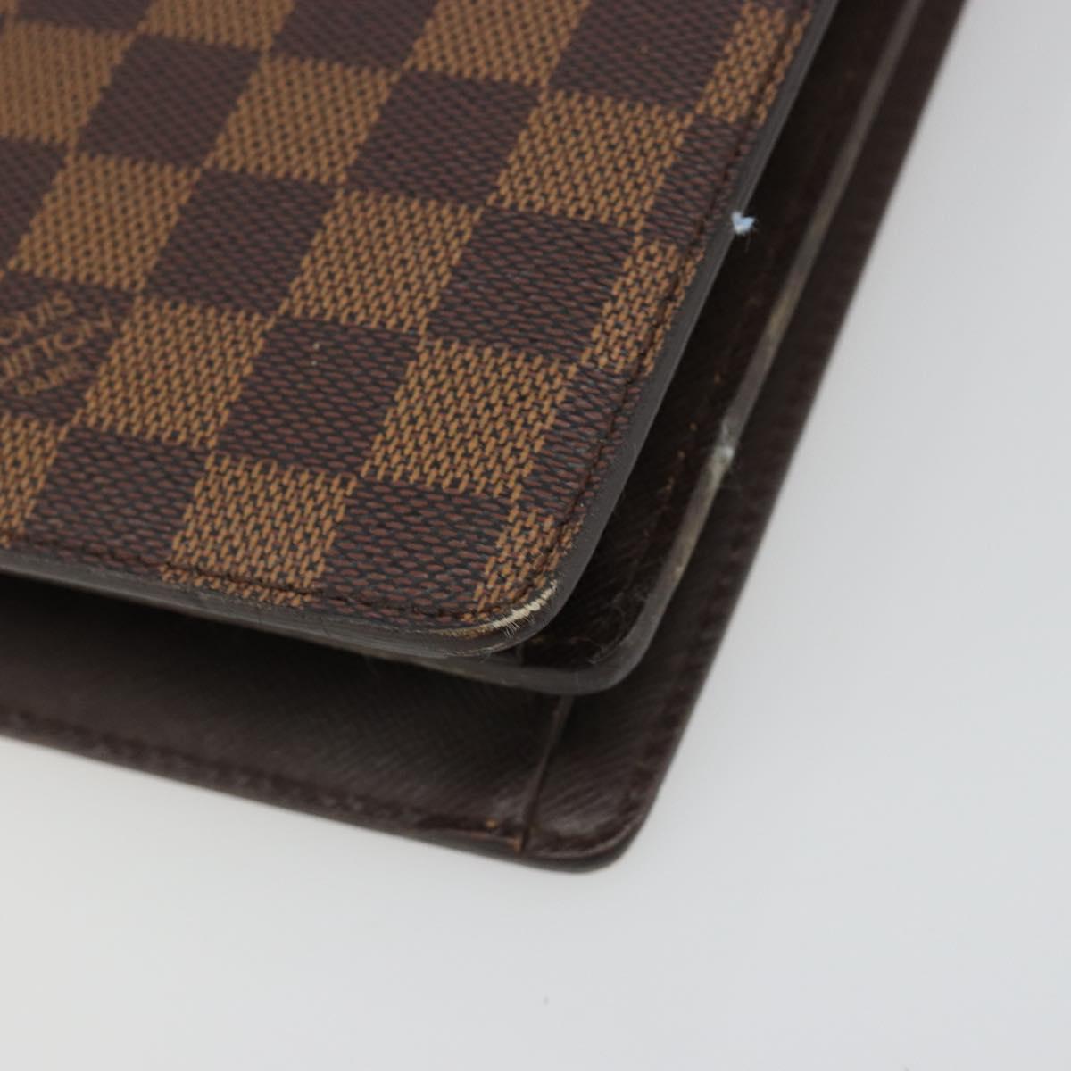 LOUIS VUITTON Damier Ebene Kurcell Shoulder Bag LV Auth 185530A