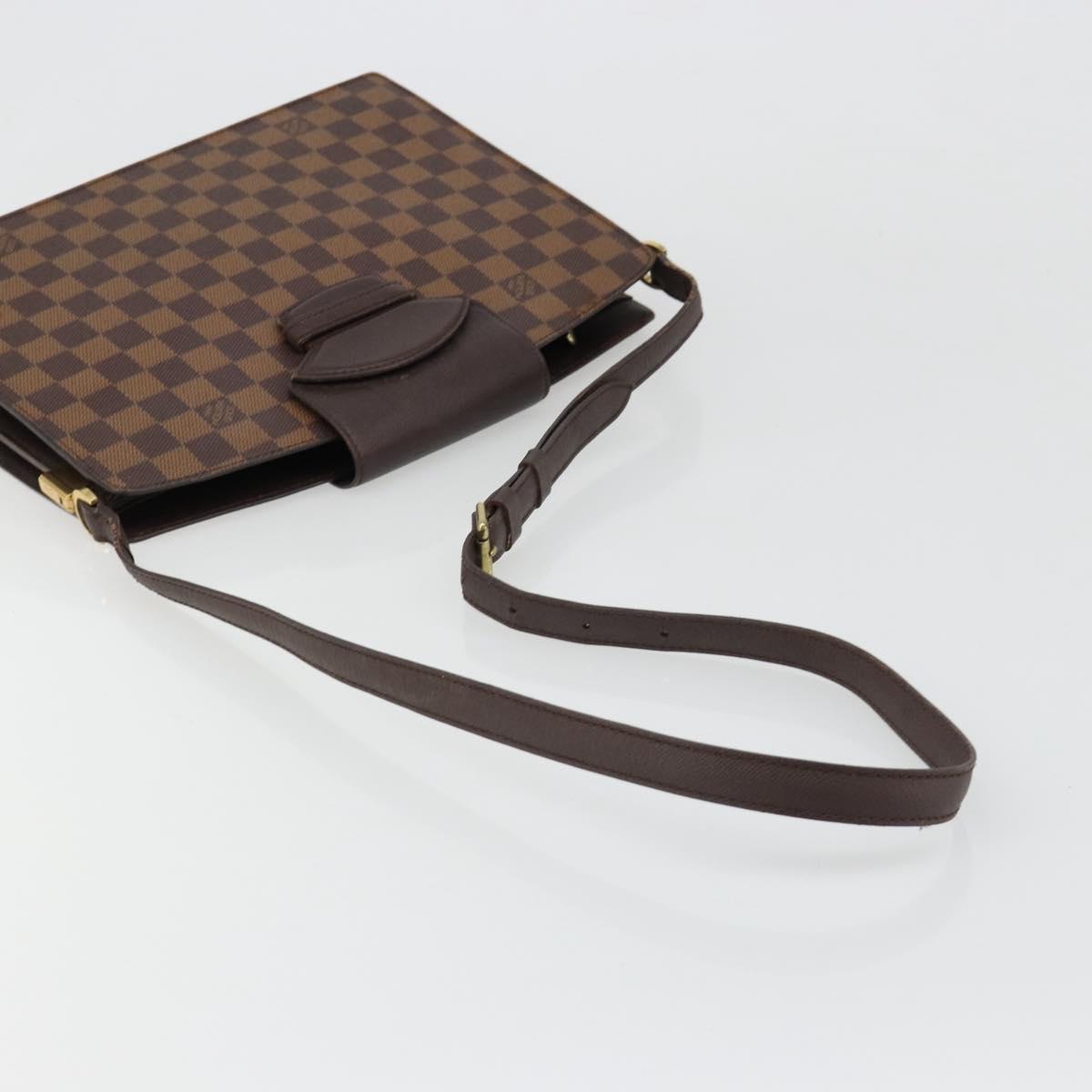 LOUIS VUITTON Damier Ebene Kurcell Shoulder Bag LV Auth 185530A