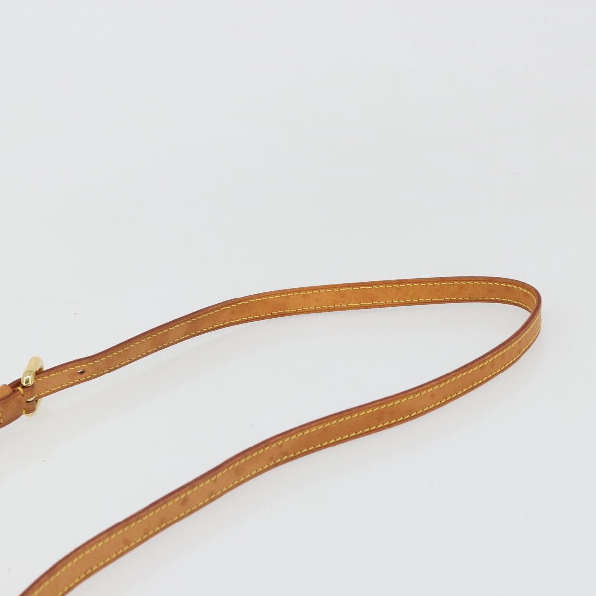 LOUIS VUITTON Monogram Vernis Christie PM Shoulder Bag Jaune M91110 Auth 185531