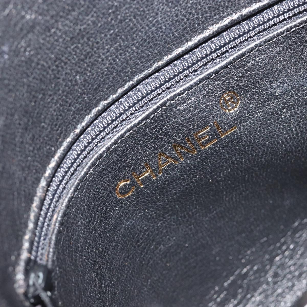CHANEL Matelasse Chain Hand Bag Suede Purple Gold CC Auth 185540A