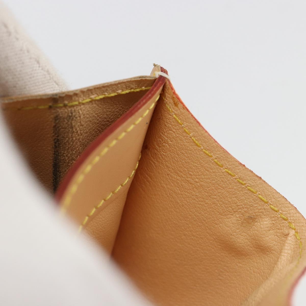 LOUIS VUITTON Multicolor Porte Monnaie Cozy Coin Purse White M60006 Auth 185546