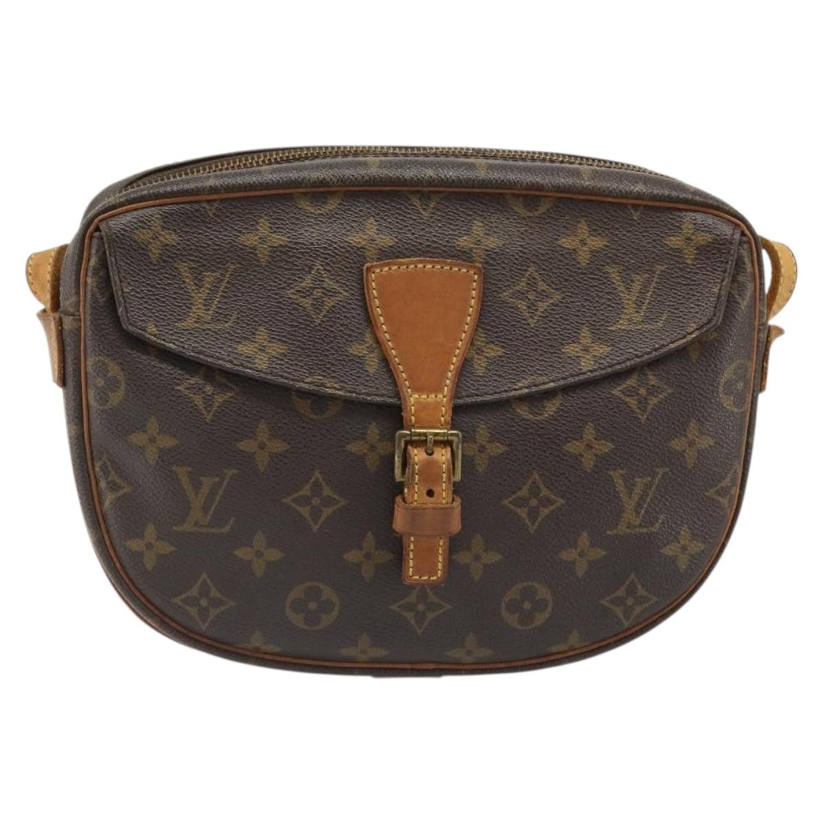 LOUIS VUITTON Monogram Jeune Fille MM Shoulder Bag M51226 LV Auth 185550