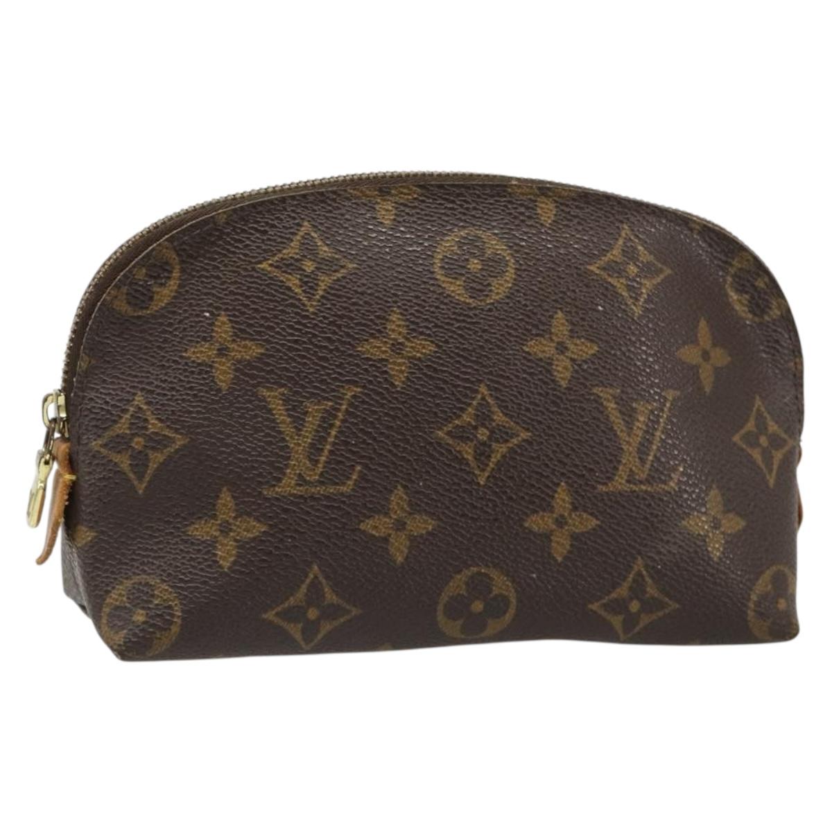 LOUIS VUITTON Monogram Pochette Cosmetic PM Pouch M43998 LV Auth 185552
