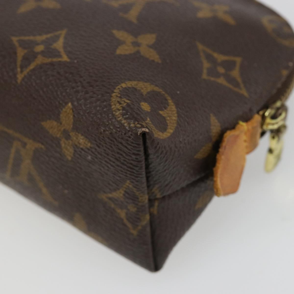 LOUIS VUITTON Monogram Pochette Cosmetic PM Pouch M43998 LV Auth 185552