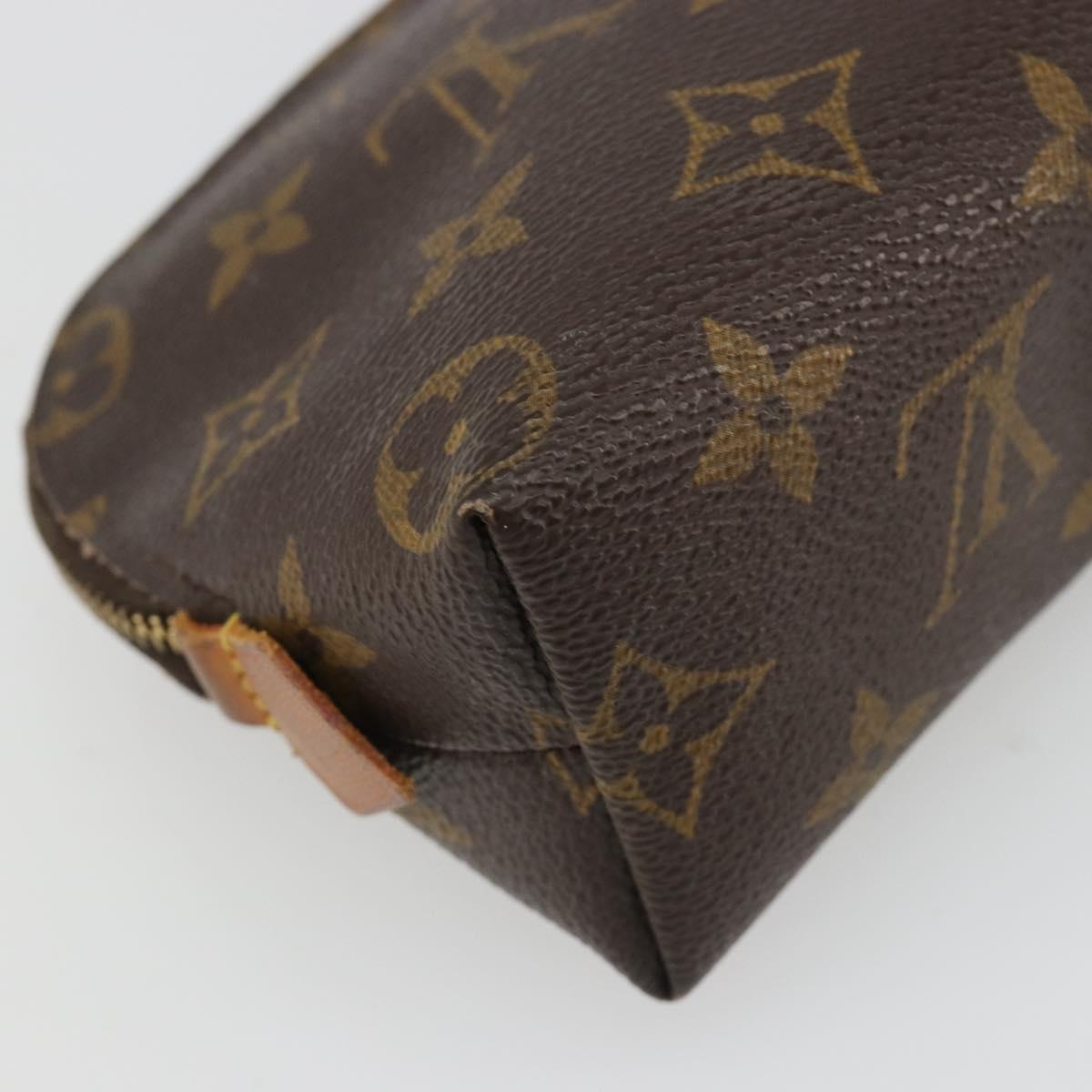 LOUIS VUITTON Monogram Pochette Cosmetic PM Pouch M43998 LV Auth 185552