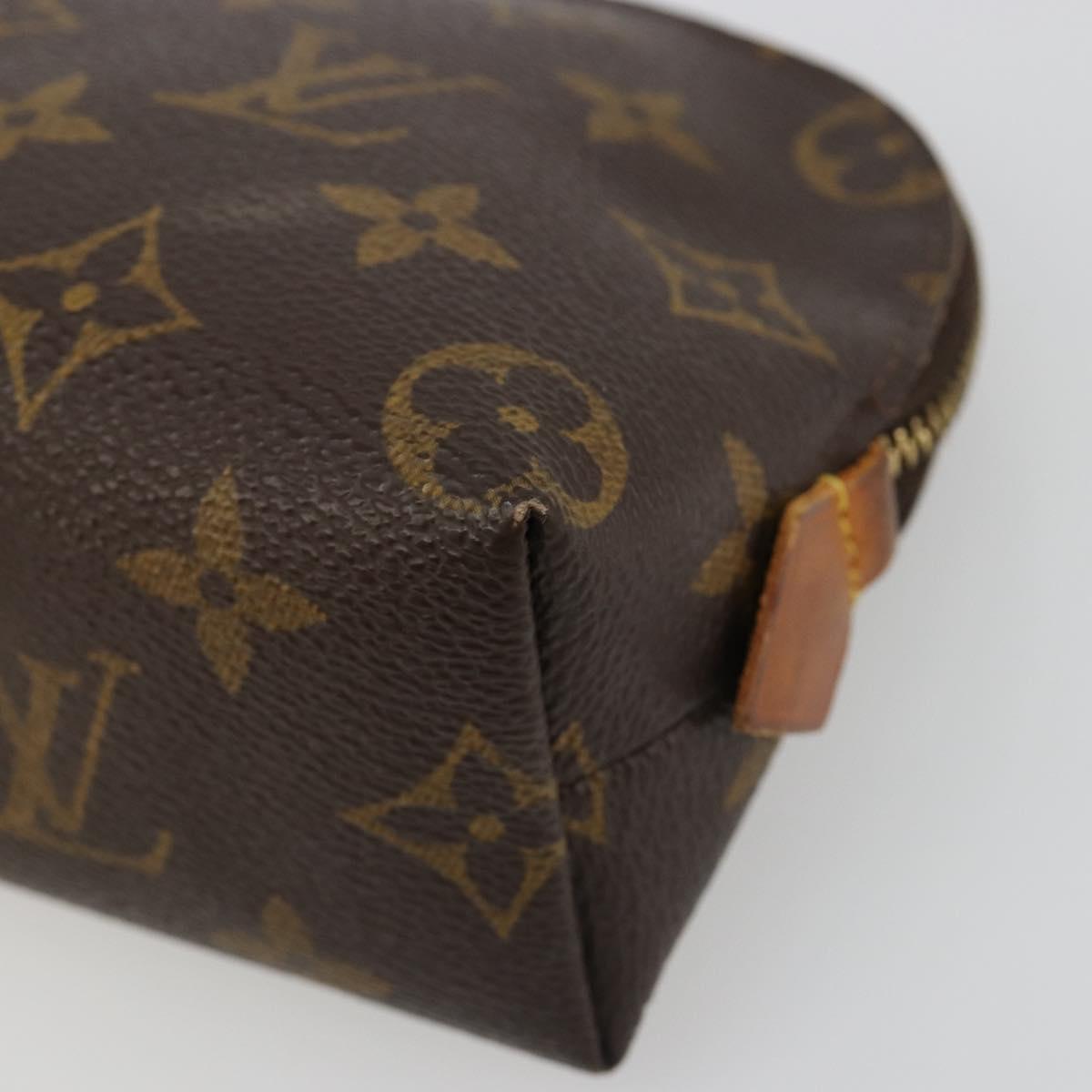 LOUIS VUITTON Monogram Pochette Cosmetic PM Pouch M43998 LV Auth 185552