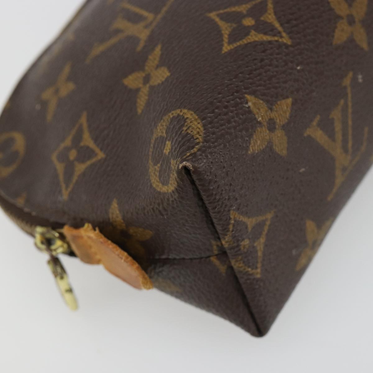 LOUIS VUITTON Monogram Pochette Cosmetic PM Pouch M43998 LV Auth 185552