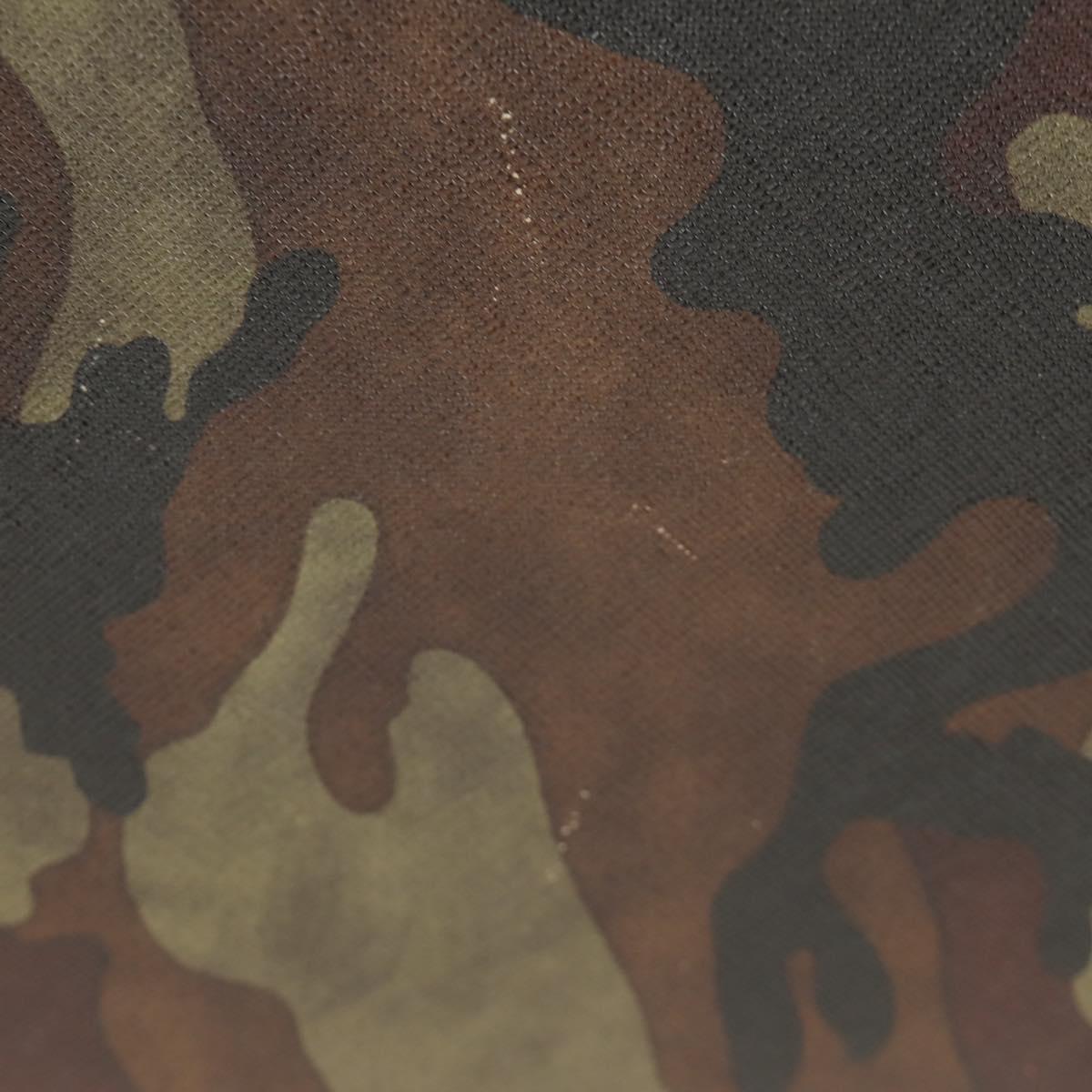 PRADA Trunk Saffiano leather Camouflage Auth 185558V